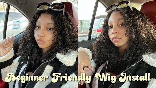 *MUST HAVE* Beginner Friendly Curly Wig Intsall Ft. ModernShowHair