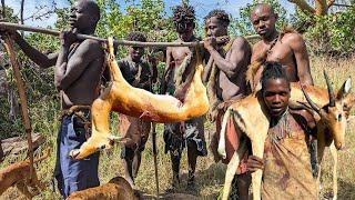 Incredible How Hadzabe Tribe Hunt to Survive in the WILD