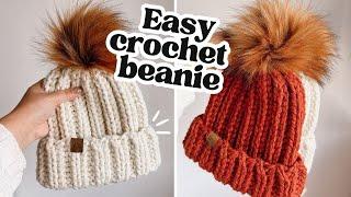 Step-by-Step Crochet Beanie Tutorial for Beginners  How to Crochet a Beanie in Less than 2 Hours