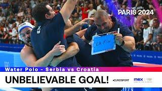 CAN YOU BELIEVE THAT   Water Polo - Serbia vs Croatia  #Paris2024