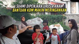 SUAMI DIPENJ4R4 URUS AN4K 4 TANPA PUNYA UTANG  BANTUAN DARI KDM MAKIN MERINGANKAN