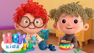 What can I make out of clay?  Fun Song for Kids  HeyKids Nursery Rhymes