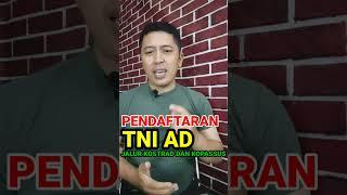 DAFTAR TNI AD JALUR KOSTRAD DAN KOPASSUS