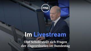 Olaf Scholz stellt sich Fragen der Abgeordneten im Bundestag