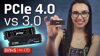 What is the difference between PCIe Gen 3 and PCIe Gen 4? - DIY in 5 Ep 170