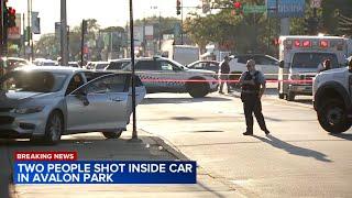 2 adults shot in head inside car carrying children in Chicago police say