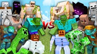 MUTANT MOBS vs THEIR VARIANTS in Minecraft Mob Battle