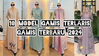 10 MODEL GAMIS TERBARU GAMIS LEBARAN 2024 GAMIS CANTIK SIMPLE ELEGAN