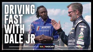 Driving Fast With Dale Jr.  I AM NASCAR wBrandon Marshall Chad Johnson & More