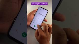 How to hard reset samsung f15 by pattern pin lock remove #shorts