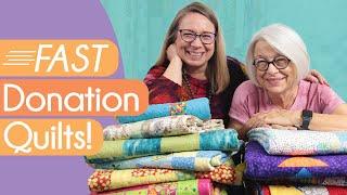 Fast Ideas for Charity Quilts National Giving Month - Quilt Donations