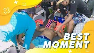 Marlon Abraham Cedera setelah Loncat Bebas Best Moment MTMA 221120