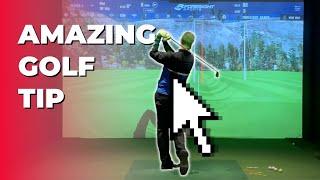 AMAZING GOLF TIP Release the BUTT of the CLUB for LONG STRAIGHT SHOTS