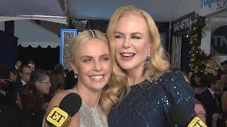 Watch Charlize Theron CRASH Nicole Kidmans Interview  SAG Awards 2020