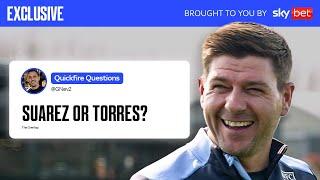 Steven Gerrards 32 Questions with Gary Neville  Overlap Xtra