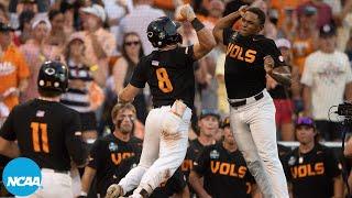 Tennessee vs. Texas A&M 2024 Mens College World Series Finals Game 3 highlights