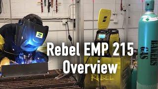 ESAB Rebel EMP 215ic “Smart MIG” feature