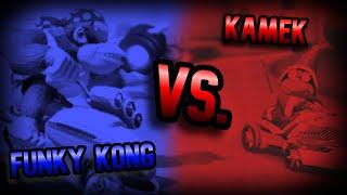 The Funky Kong and Kamek War in Mario Kart 8 Deluxe Live Stream Highlight 11 #livestreamhighlight