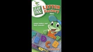 Opening to LeapFrog Letter Factory 2003 VHS