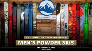 2024 Mens Powder Ski 114 -132 mm Comparison with SkiEssentials.com