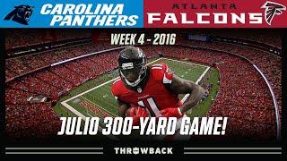 Julio is UNGUARDABLE in 300-Yard Game Panthers vs. Falcons 2016 Week 4