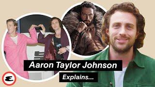 Kraven The Hunter Aaron Taylor-Johnson Talks Playing Kraven & Past Roles  Explain This  Esquire