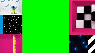 Cartoon Network Dimensional era - Bumper Block Animation Template Green Screen