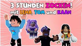 Vier FREUNDE spielen 3 Stunden ROBLOX