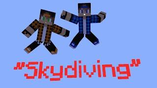 Skydiving Minecraft Animation  Dye MC