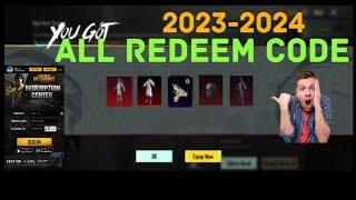 ALL Redeem code Pubg Mobile  Working and with proof TODAY 2023-2024