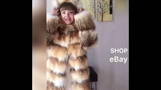 Fur coat red gold fur fox. Fur jacket. Shop furs eBay. Fourrure luxury fur style. Furlover.