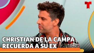 Christian de la Campa Así reaccionó al embarazo de Cristina Eustace  Telemundo Entretenimiento