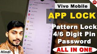 How to set APP LOCK in vivo  How to set app lock  vivo y91i  Vivo Mobile me app lock kaise lagaye