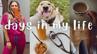 days in my life as a new grad registered nurse emergency department night shifts fam time vlog