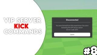 How to Make VIP Server Kick Commands in Roblox Studio