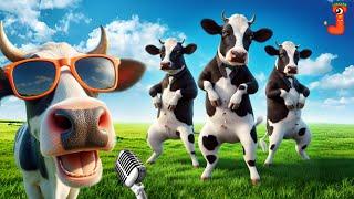 FUNNY COW DANCE FOR 12 MINUTES STRAIGHT  Cow Song & Cow Videos 2024  Cow dance mix  dancing cow