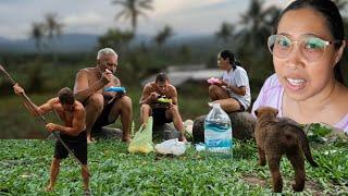 Family bonding in the river  My husband replants lemongrass  Province life with foreigners