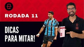 DICAS CARTOLA FC 2023  RODADA 11 GRÊMIO PRA CIMA DA PIOR DEFESA