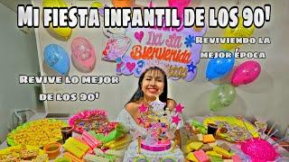 Mi fiesta infantil de los 90´ - show infantil - golosinas de los 90´- mix de los 90´-  tiktoks