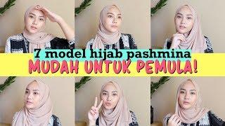 7 TUTORIAL HIJAB PASHMINA SIMPLE UNTUK SEHARI-HARI  raniekarlina