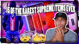 TOP 15 RAREST SUPREME ITEMS EVER...