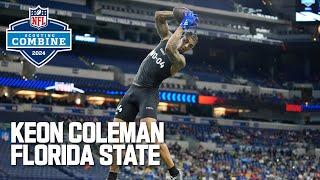 Keon Colemans FULL 2024 NFL Scouting Combine On Field Workout