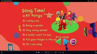 Tweenies Ready to play and Song time DVD Menu