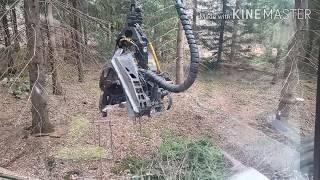 Ponsse beaver how to change bar and chain h60 harvesterhead