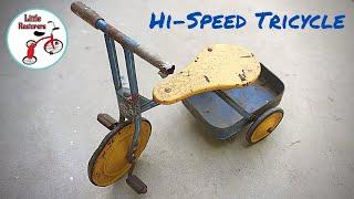 Vintage Tricycle Restoration - 1960s Hi- Speed Pilgrim