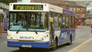 Route 757 visual Paisley - Clydebank McGills buses