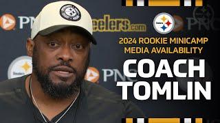 Coach Mike Tomlin on rookie minicamp Its been a good weekend thus far  Pittsburgh Steelers