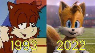Evolution of Tails in Sonic Movies & TV 1993-2022