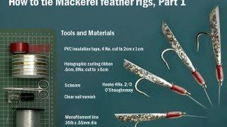 How To Tie Mackerel Feather Sea Fishing Lure Rigs  Sabiki Rigs