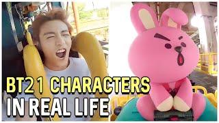 BT21 Characters in Real Life BTS Vs BT21